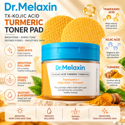 Dr. Melaxin TX-Kojic Acid Turmeric Toner Pads