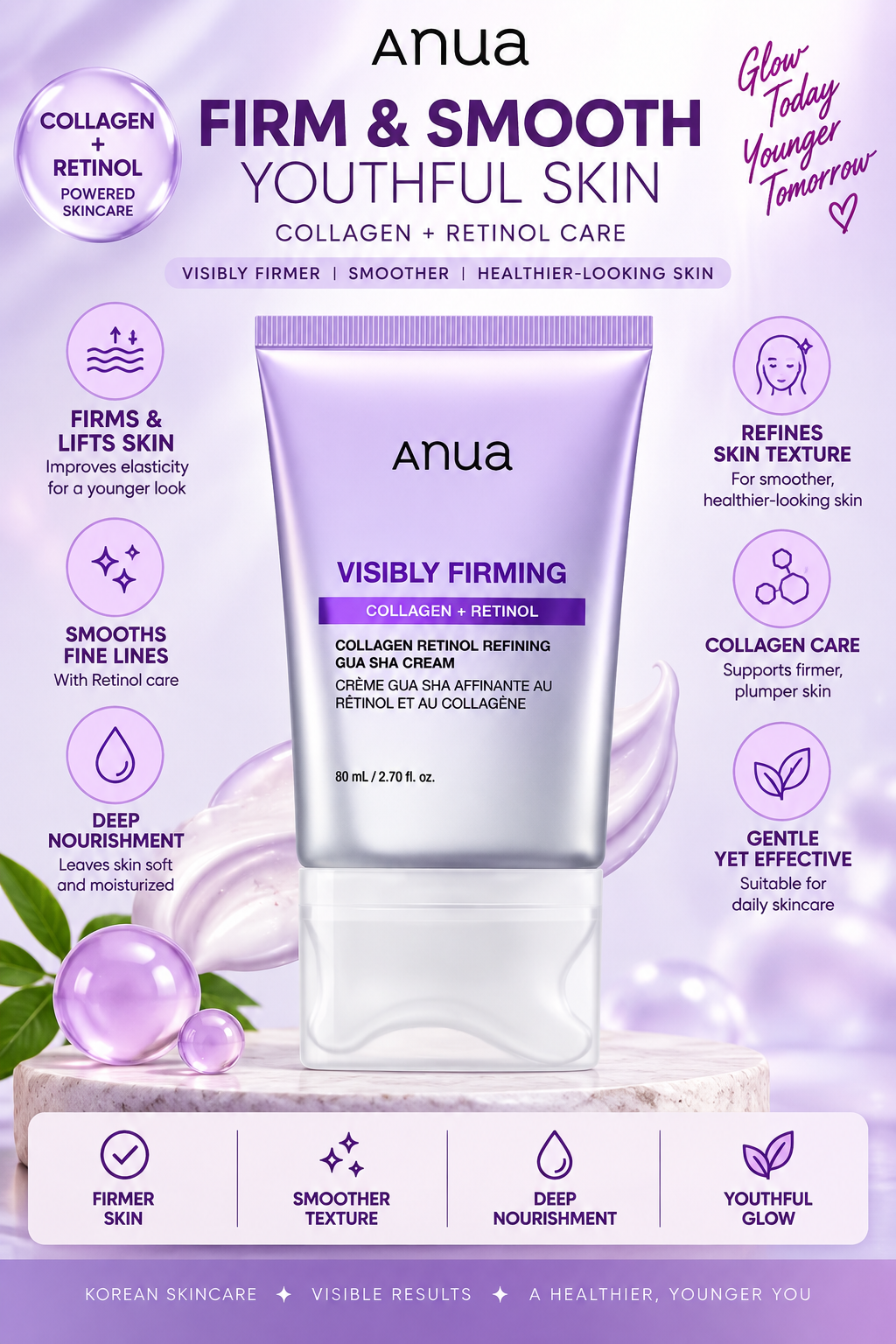 Anua - Collagen Retinol Refining Gua Sha Cream