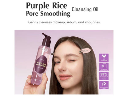 EQQUALBERRY Purple Rice 3-Step Pore Care & Glass Skin Trio