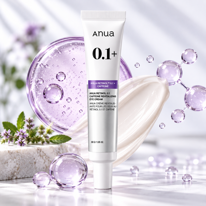 Anua- Retinol 0.1 Caffeine Revitalizing Eye Cream