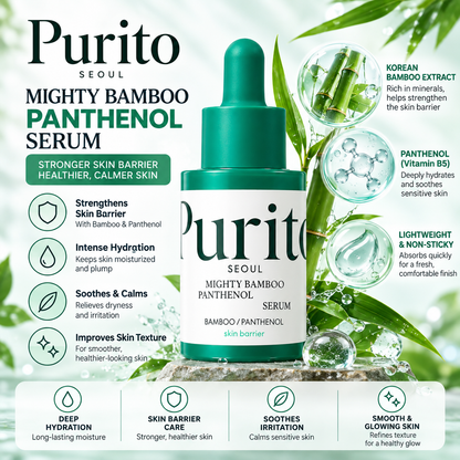 Purito Seoul Mighty Bamboo Panthenol Serum 🌿