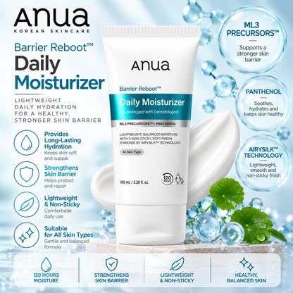 Anua- Barrier Reboot Daily Moisturizer 100ml
