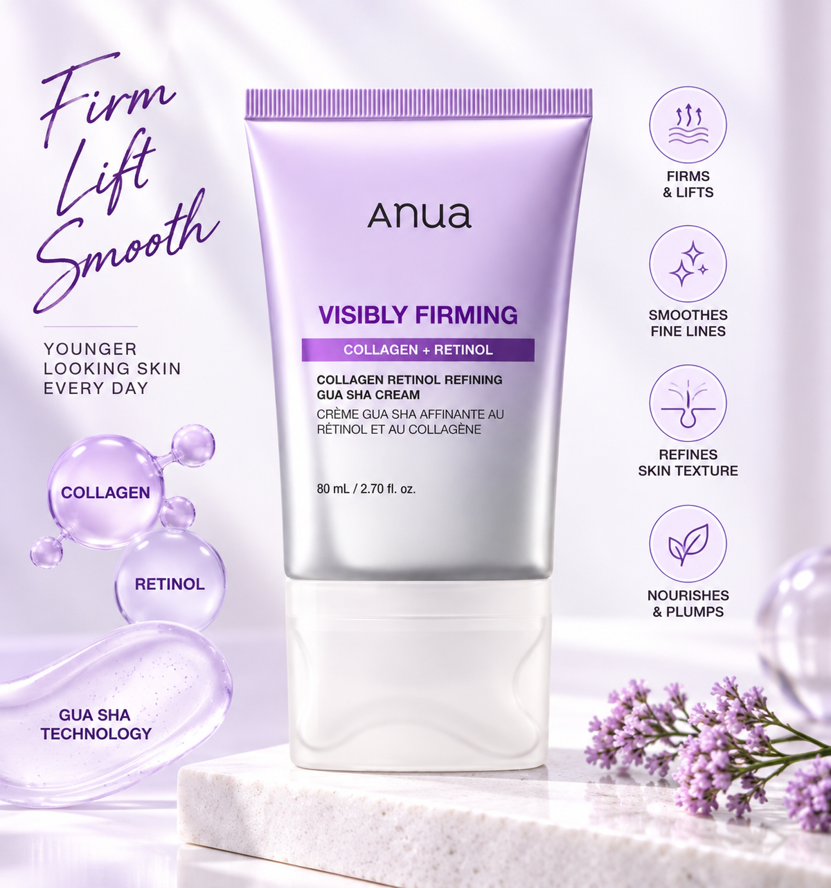Anua - Collagen Retinol Refining Gua Sha Cream