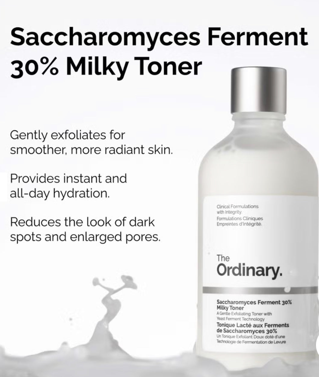 The Ordinary Saccharomyces Ferment 30% Milky Toner 100ml