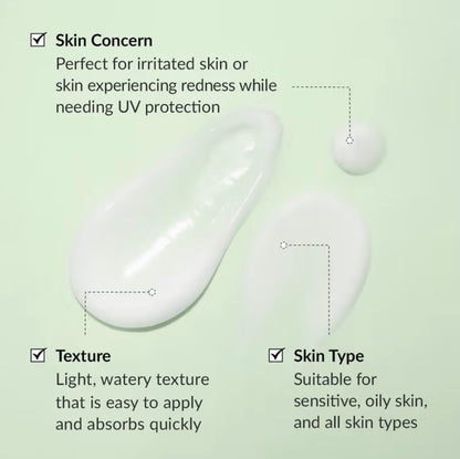 Dr.althea Green Tea Fresh Sunscreen: Calming & Sebum Control SPF 50+ PA++++ Sun Cream