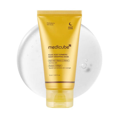 MEDICUBE Kojic Acid Turmeric Night Wrapping Mask 75ml