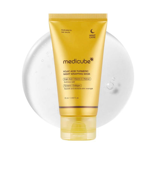 MEDICUBE Kojic Acid Turmeric Night Wrapping Mask 75ml