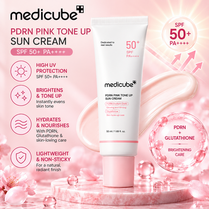 medicube PDRN Pink Tone Up Sun Cream 50ml
