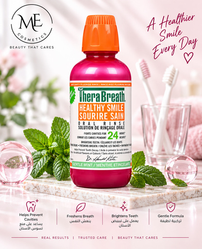 THERABREATH MOUTHWASH SPARKLE MINT 473ML