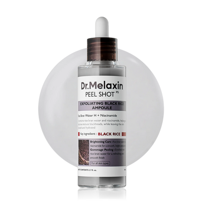 Dr. Melaxin, Peel Shot Exfoliating Black Rice Ampoule 80ml