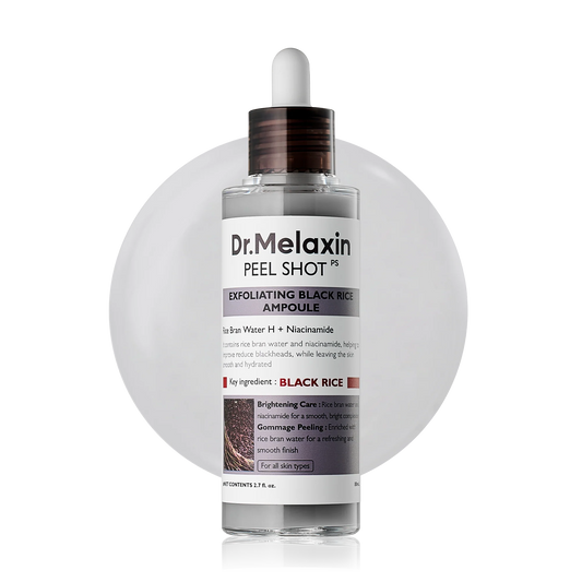 Dr. Melaxin, Peel Shot Exfoliating Black Rice Ampoule 80ml