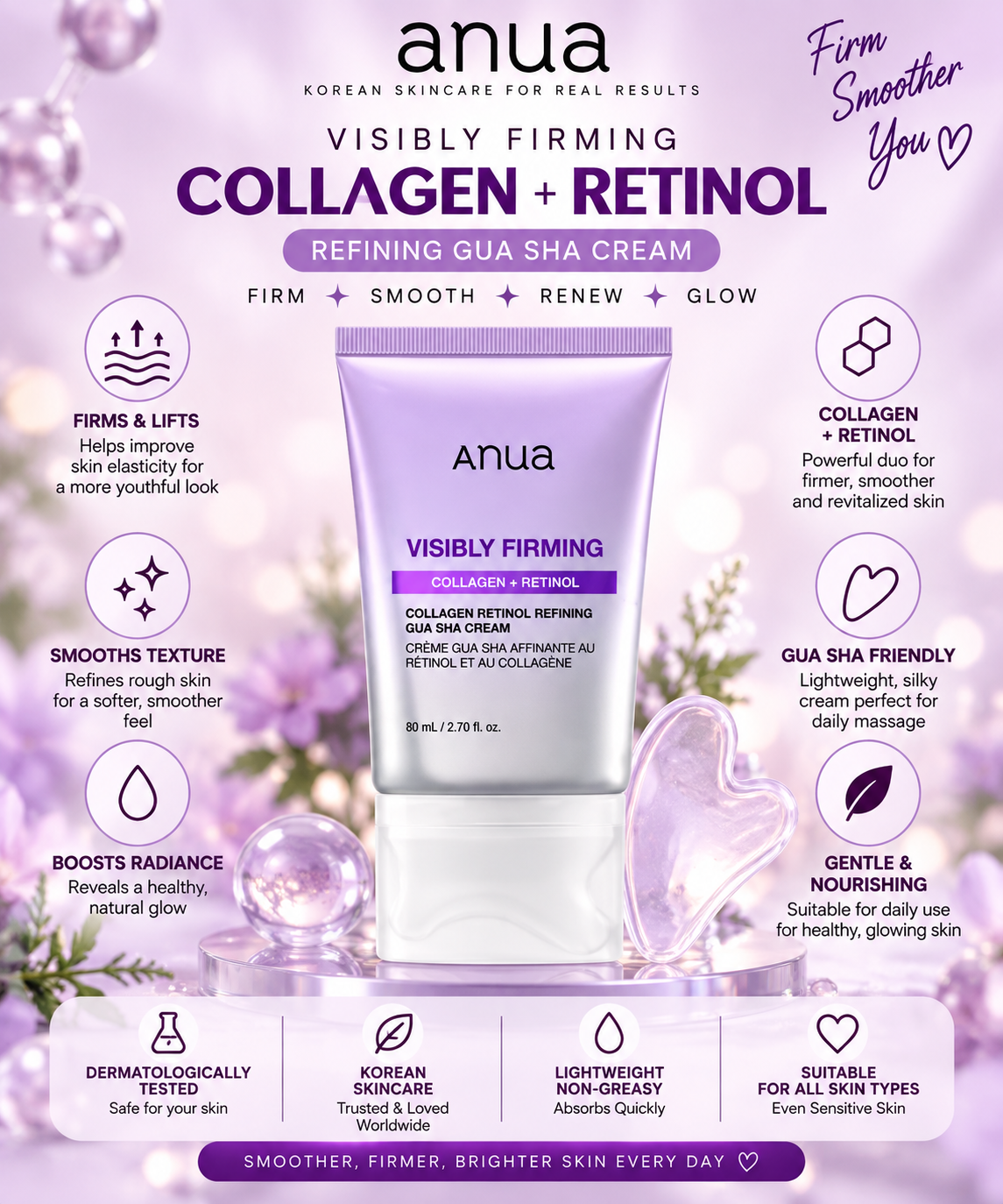 Anua - Collagen Retinol Refining Gua Sha Cream