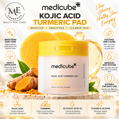 Medicube Kojic Acid Turmeric Pad