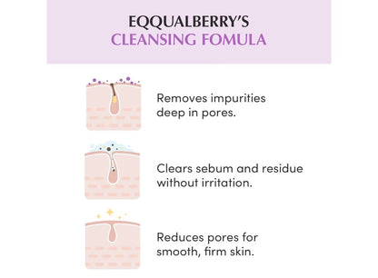 EQQUALBERRY Purple Rice 3-Step Pore Care & Glass Skin Trio