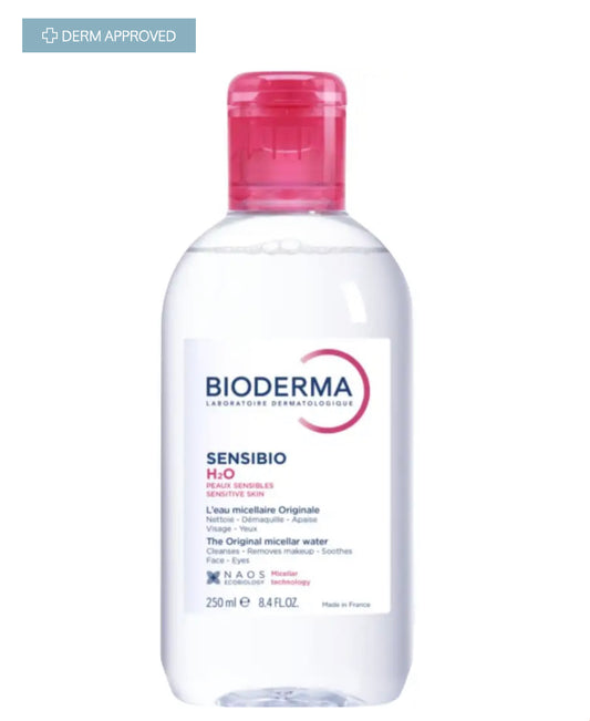 BIODERMA SENSIBIO H20 SOLUTION FOR MYCELLAR CLEANSING FOR SENSITIVE SKIN 250 ml