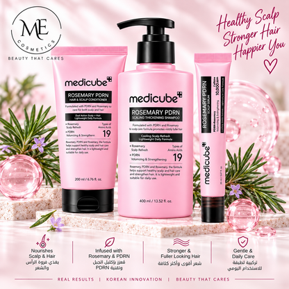 ✨ MEDICUBE ROSEMARY PDRN HAIR & SCALP TRIO 🌿