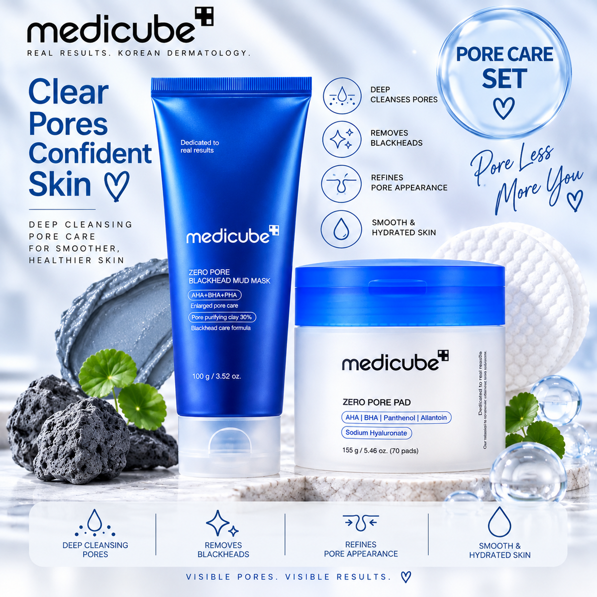 Medicube Zero Pore Blackhead Care Set 🩵