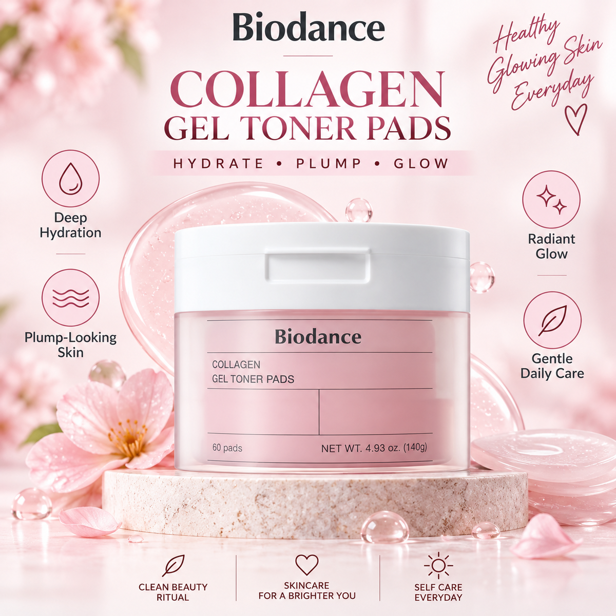 Biodance - Collagen Gel Toner Pads