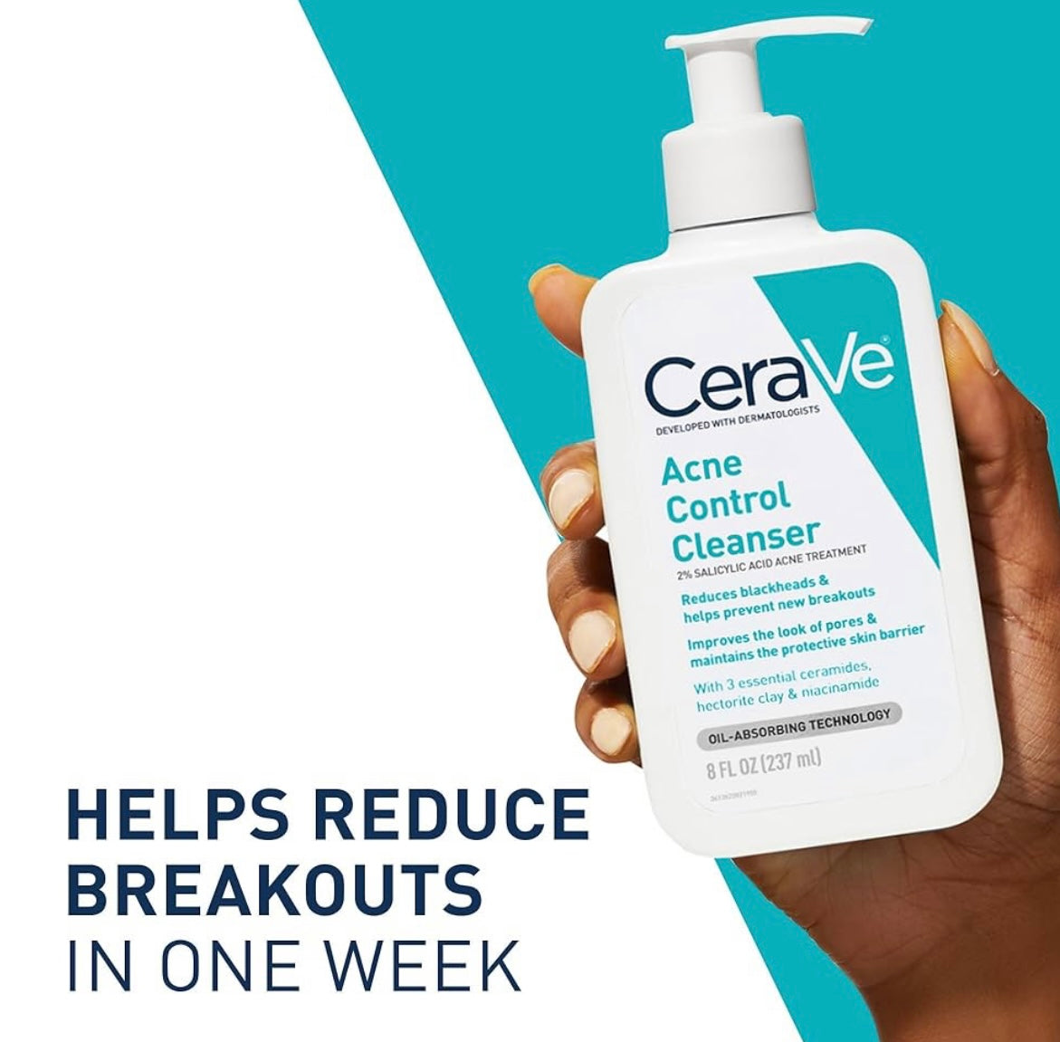 CeraVe, Face Wash Acne Control Cleanser 236ml