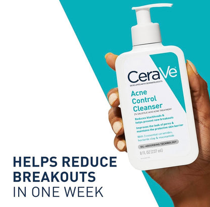 CeraVe, Face Wash Acne Control Cleanser 236ml