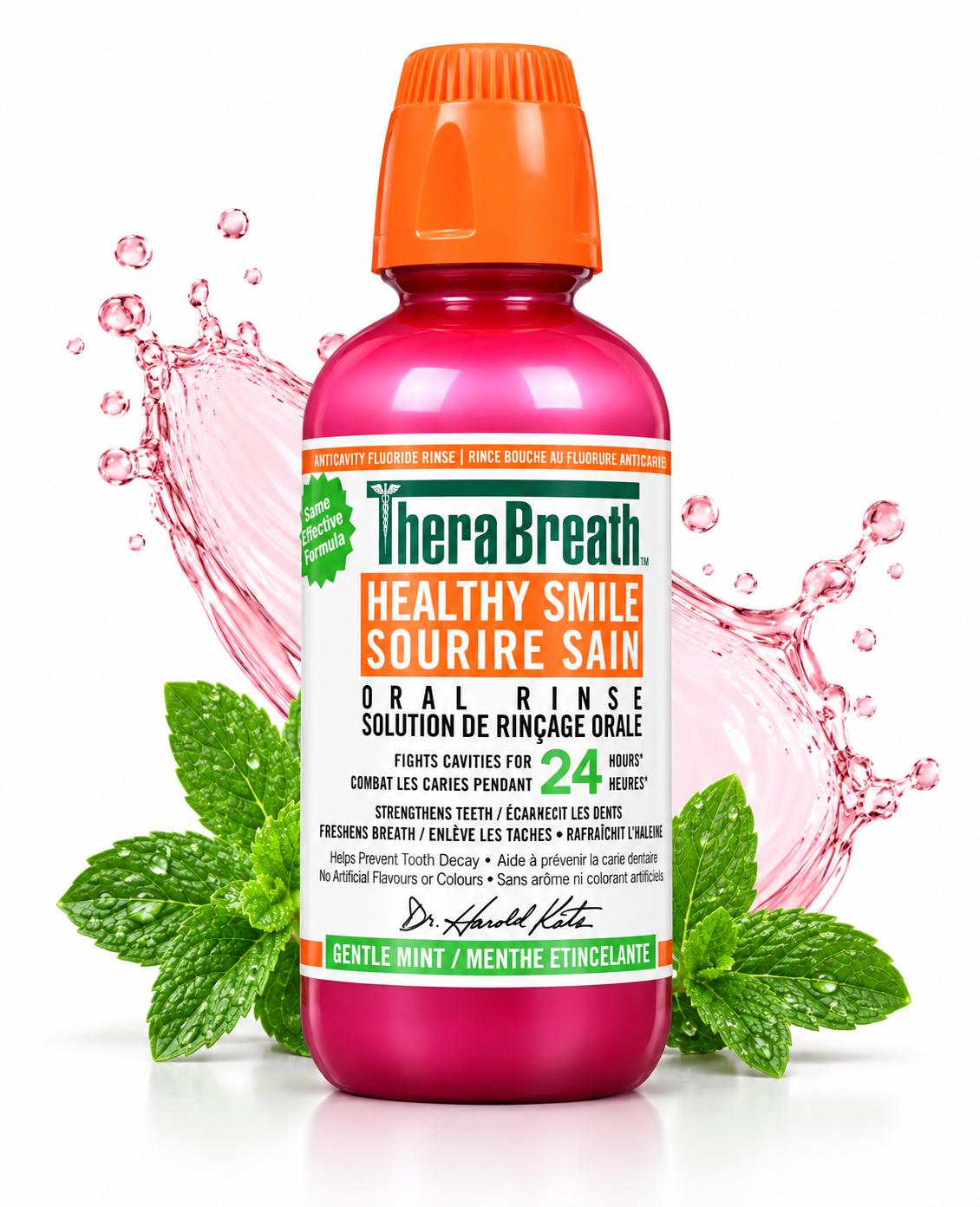 THERABREATH MOUTHWASH SPARKLE MINT 473ML