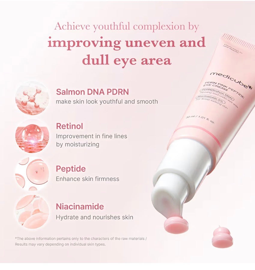 Medicube Salmon DNA PDRN Pink Peptide Eye Serum