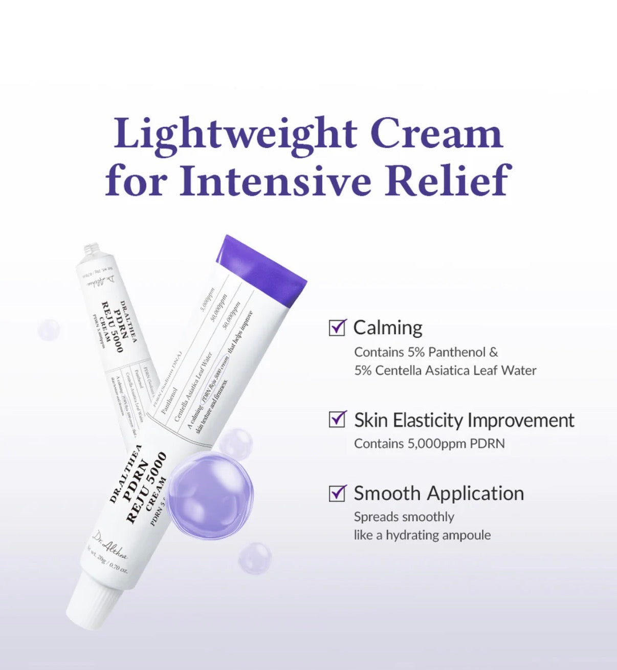 Dr. Althea, PDRN Reju 5000 Cream 20g