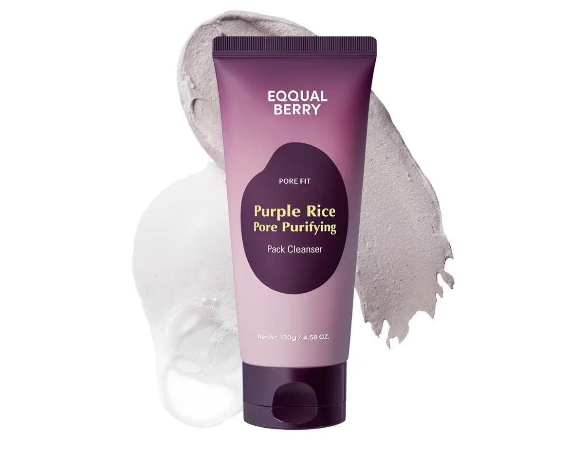 EQQUALBERRY, Purple Rice Pore Purifying Pack Cleanser 130g