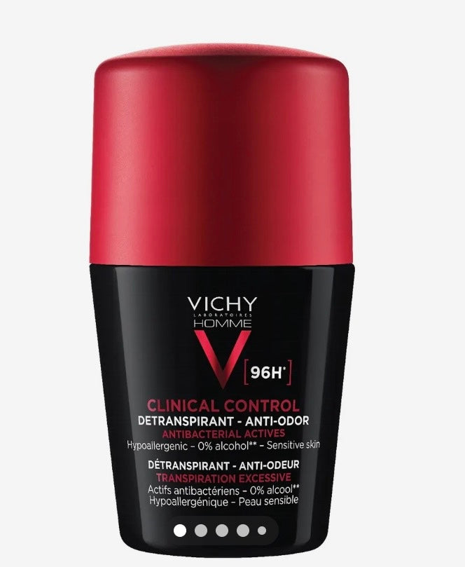 Vichy, Homme Clinical Control 96H Antiperspirant Deodorant Roll-On 50ml