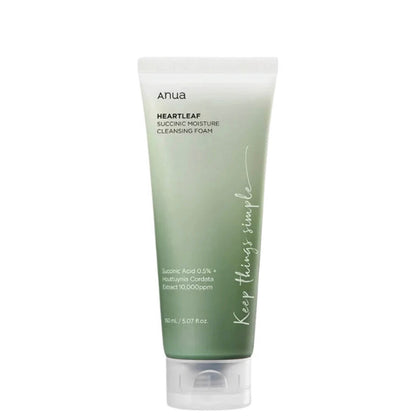 Anua, Heartleaf Succinic Moisture Cleansing Foam 150ml