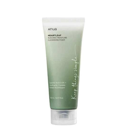 Anua, Heartleaf Succinic Moisture Cleansing Foam 150ml
