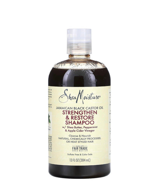 Shea Moisture, Strengthen & Restore Shampoo Jamaican Black Castor Oil Sulphate Free Shampoo 473ml