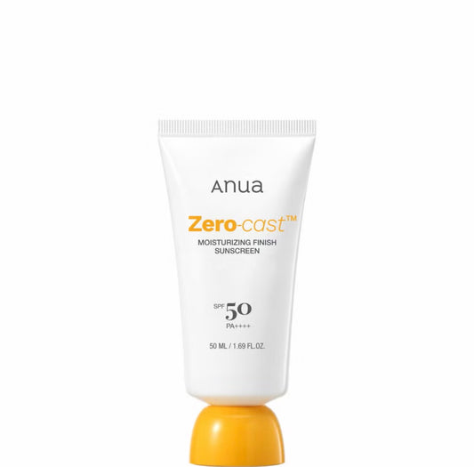 Anua, Zero-Cast Moisturizing Finish Sunscreen SPF50 Broad Spectrum 50ml