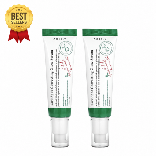 Axis Y, Dark Spot Correcting Glow Serum 50ml + 50ml