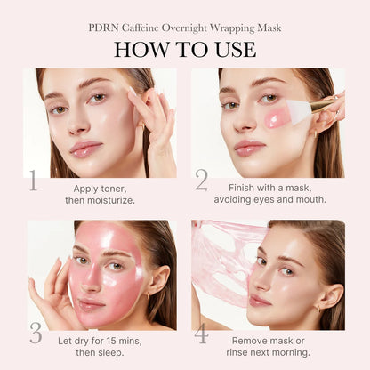 Medicube, PDRN Pink Caffeine Night Wrapping Mask 75ml