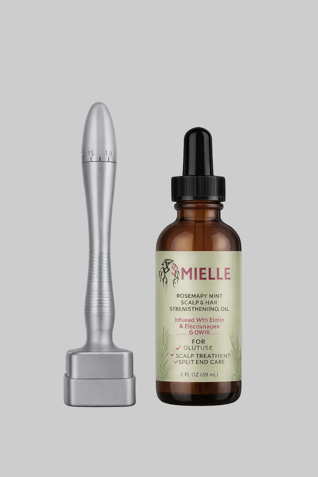 Derma Stamp & Hair Growth Oil Combo