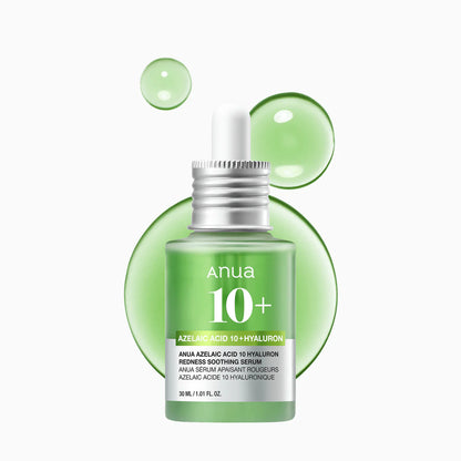 Anua, Azelaic Acid 10 Hyaluron Redness Soothing Serum
