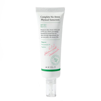 Axis-Y, Complete No-Stress Physical Sunscreen SPF 50+ PA++++ 50ml