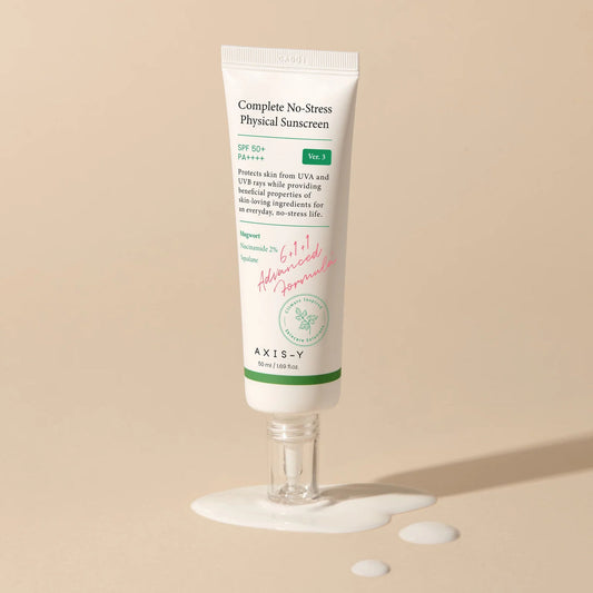 Axis-Y, Complete No-Stress Physical Sunscreen SPF 50+ PA++++ 50ml