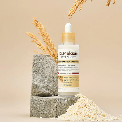 Dr. Melaxin, White Rice Peeling Ampoule for Smoothing and Brightening Skin 80ml