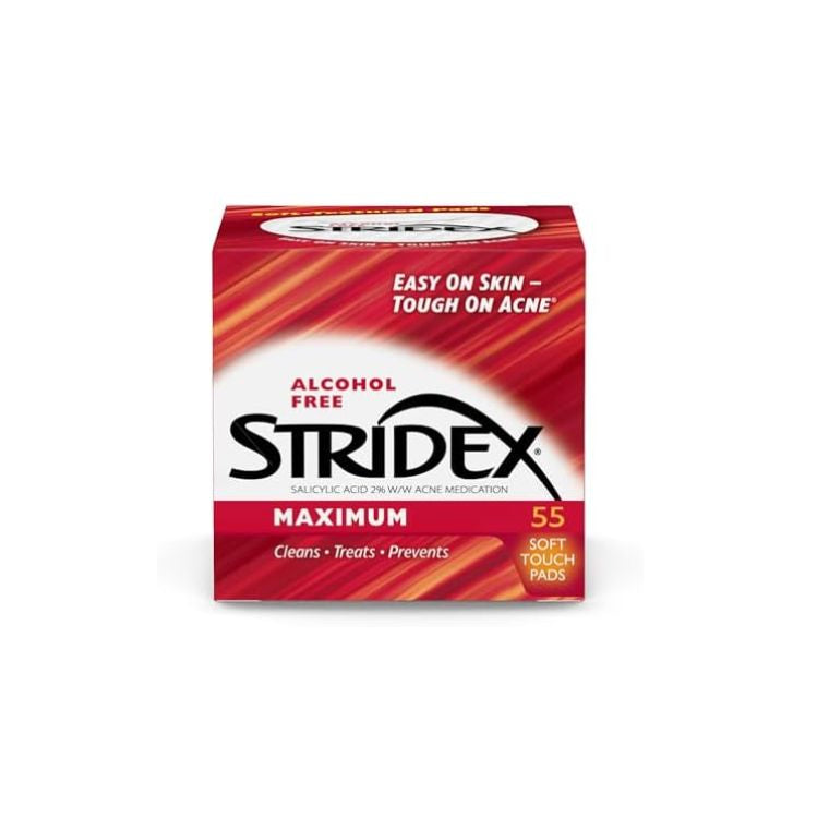 Stridex, Maximum Strength Pads – 2% Salicylic Acid 55 Pads