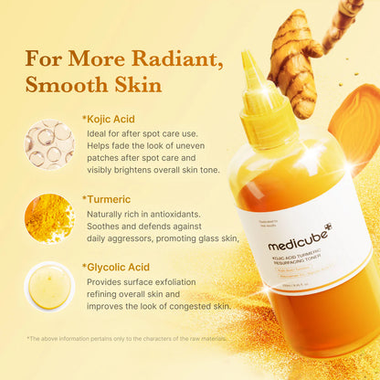 Medicube, Kojic Acid Turmeric Resurfacing Toner 250ml