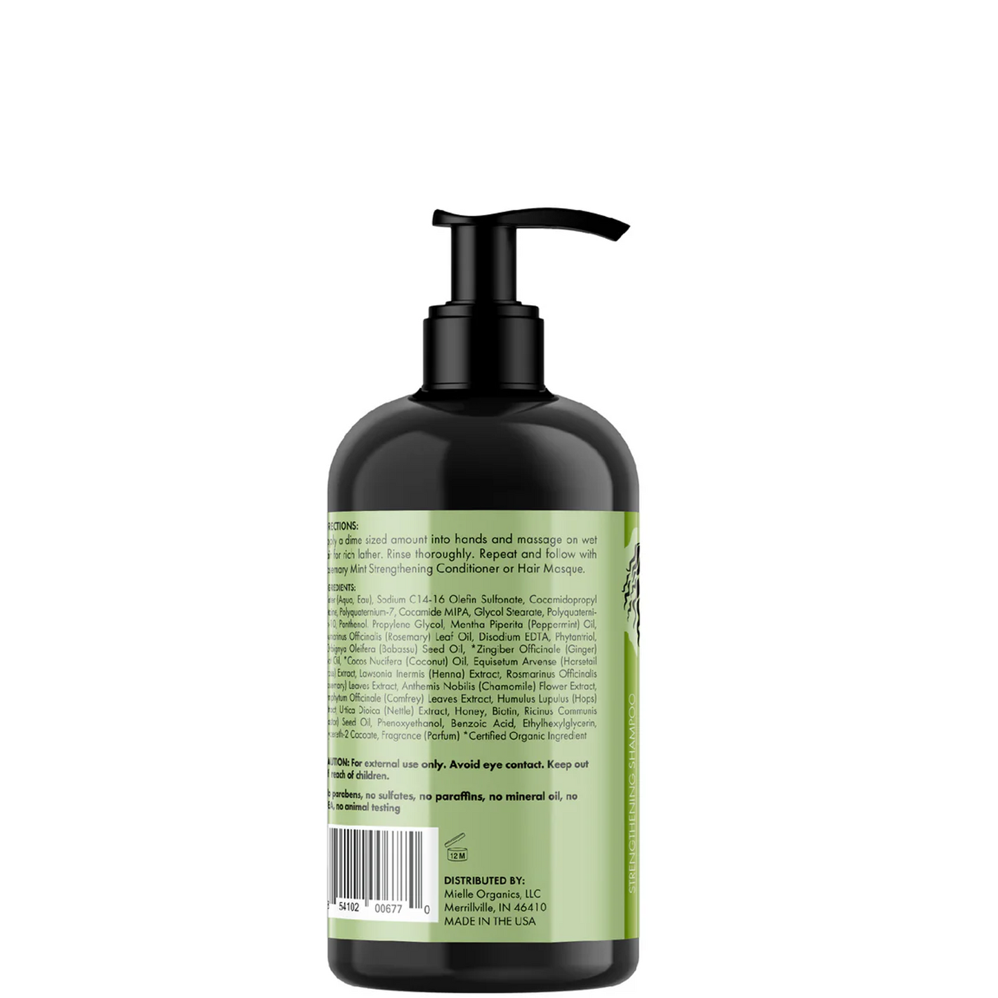Mielle, Rosemary Mint Strengthening Shampoo 355ml