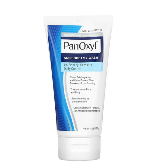 PanOxyl, 4% Acne Creamy Wash with Benzoyl Peroxide 170g