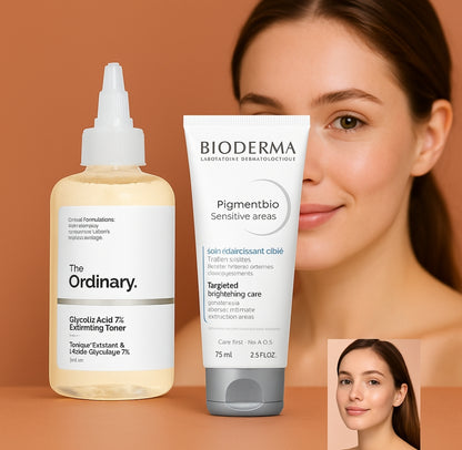 Brighten & Renew Duo – The Ordinary x Bioderma